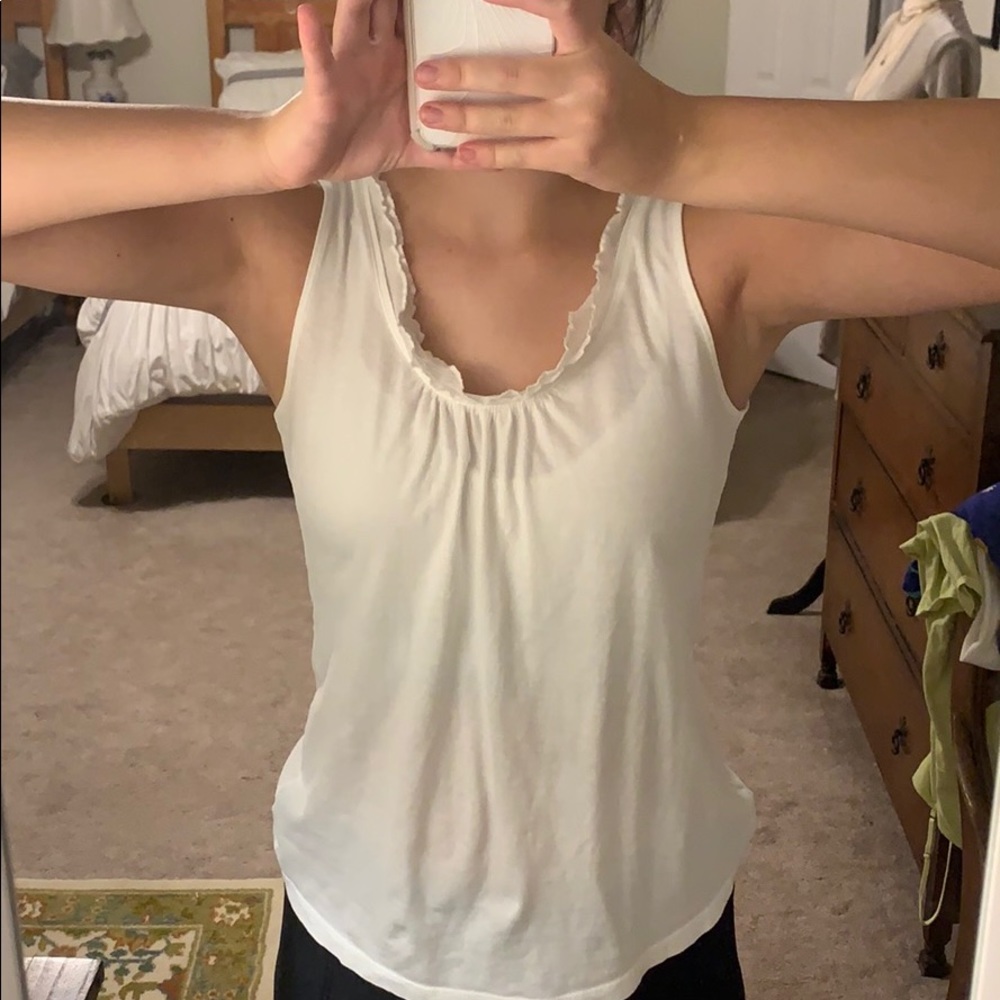 Loft white top